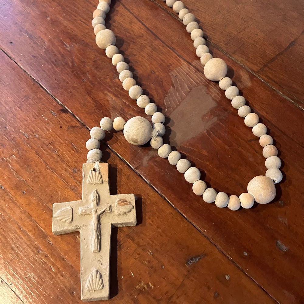Clay Jesus on Cross